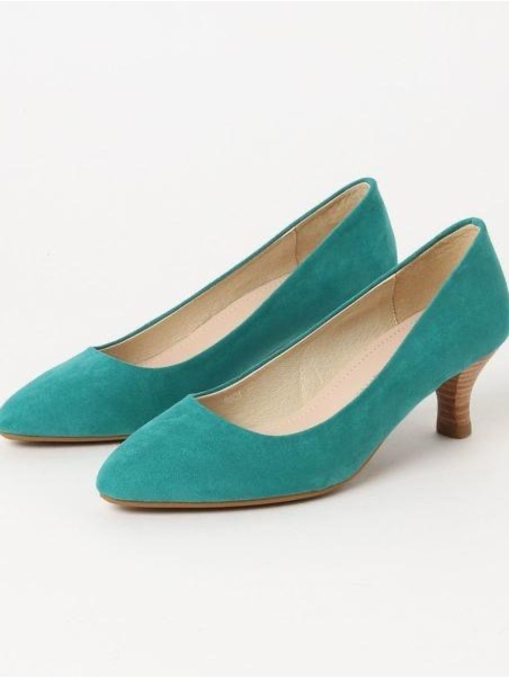 Oriental Traffic Turquoise Suede Pointed Toe Pumps - Size 7